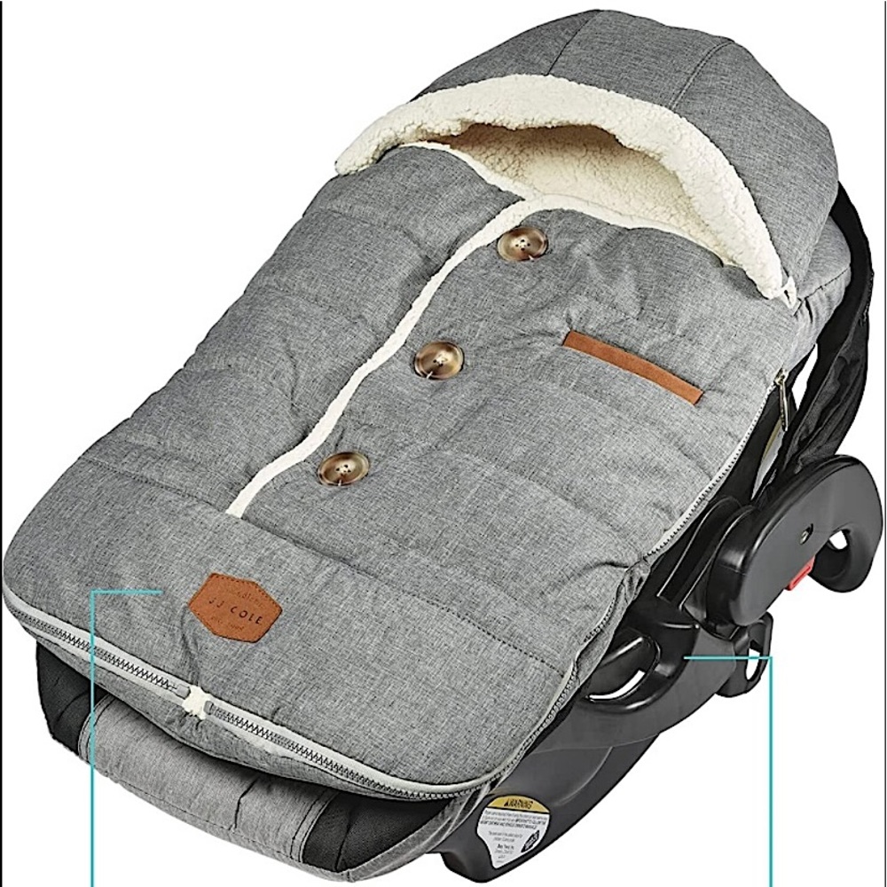 JJ Cole Bundle Me - Urban, Baby Bunting Bag, Baby Stroller & Baby Car Seat Cover